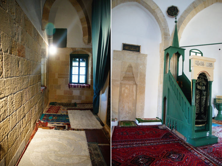 Mešita Hala Sultan Tekke - interiér